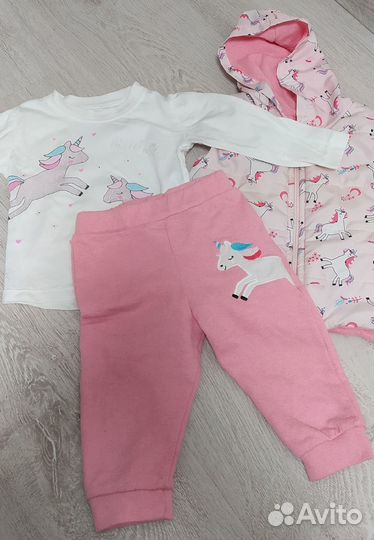 Вещи пакетом для девочки 62 68