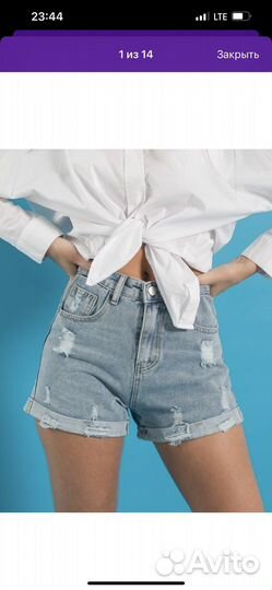 Джинсовые шорты