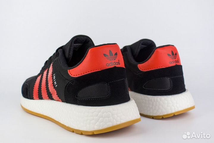 Кроссовки Adidas Iniki Runner Boost Black / Red