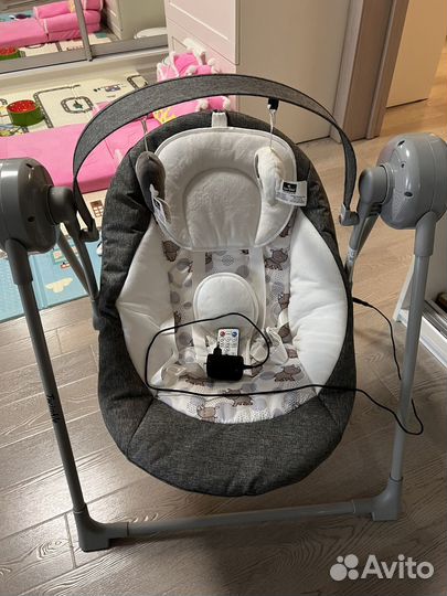 Детские электронные качели lorelli twinkle