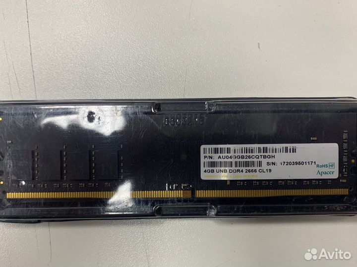 Оперативная память для пк DDR4 4 Gb 2666 Mhz