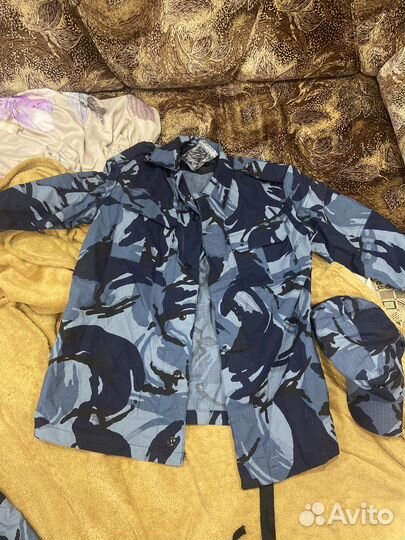 Форма х/б камуфляжная, синяя