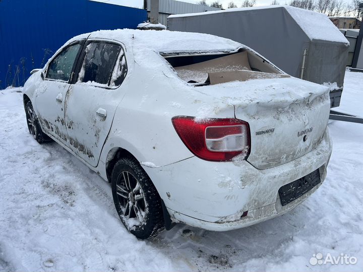 Renault Logan 1.6 МТ, 2015, битый, 66 000 км