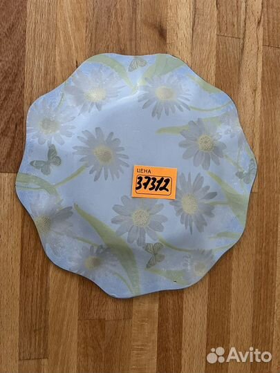 Стеклянные тарелки 20см Ромашки