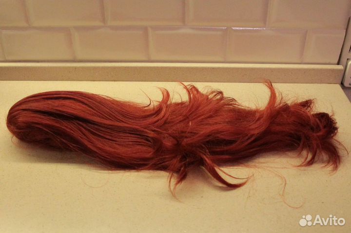 Шиньон хвост на крабе, коса