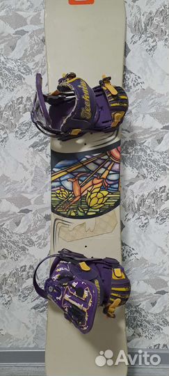 Сноуборд Burton Motion 151cm+ крепления Technine