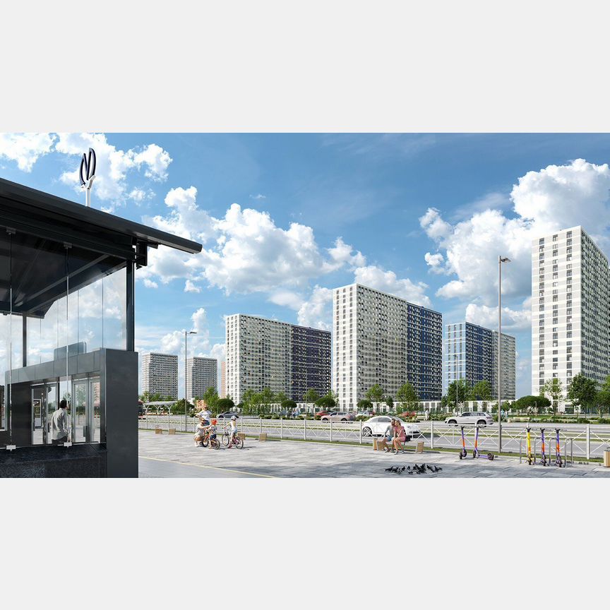 1-к. квартира, 36,7 м², 18/23 эт.