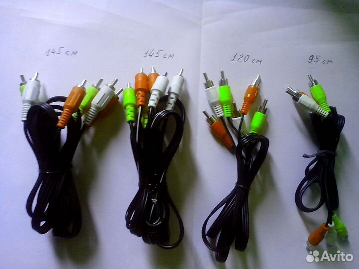 Аудио/видео кабели RCA-RCA, RCA-Mini Jack 3,5 mm