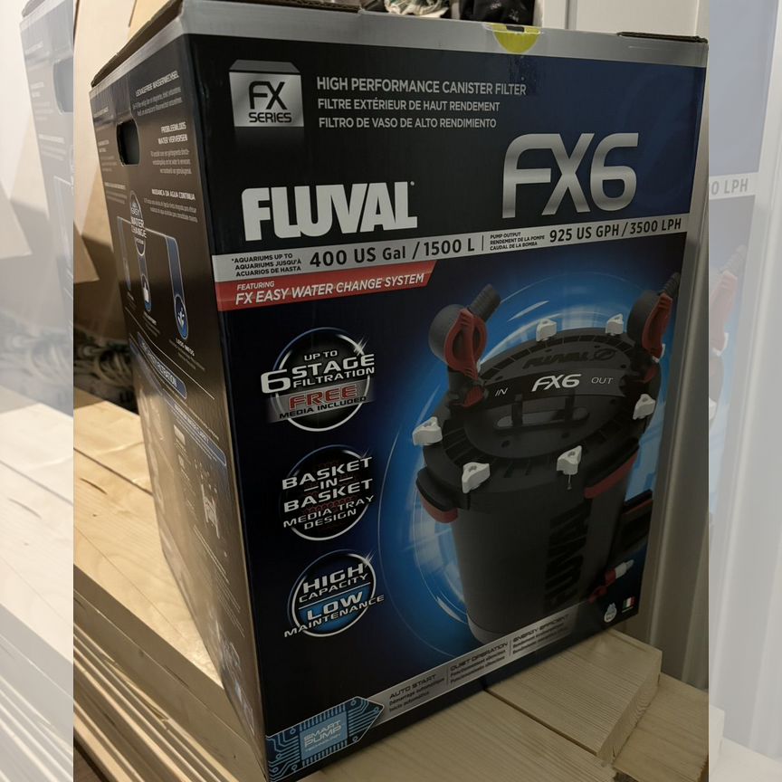 Fluval FX6. Внешний фильтр для аквариума