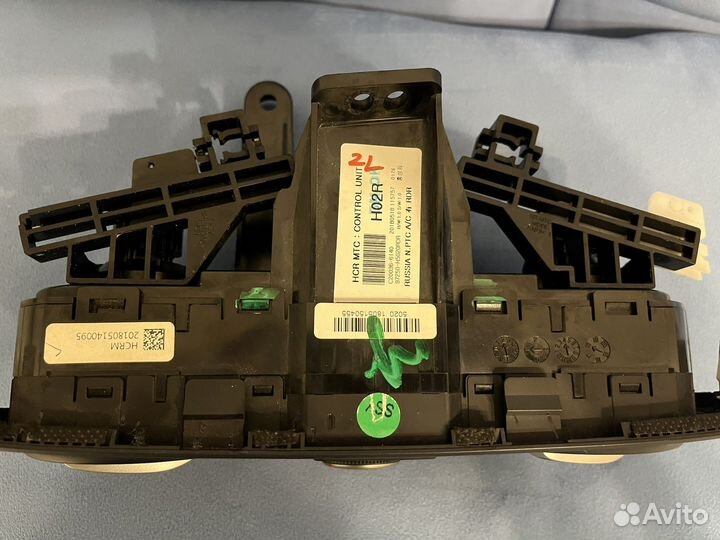 Блок управления кондиционером hyundai solaris 2