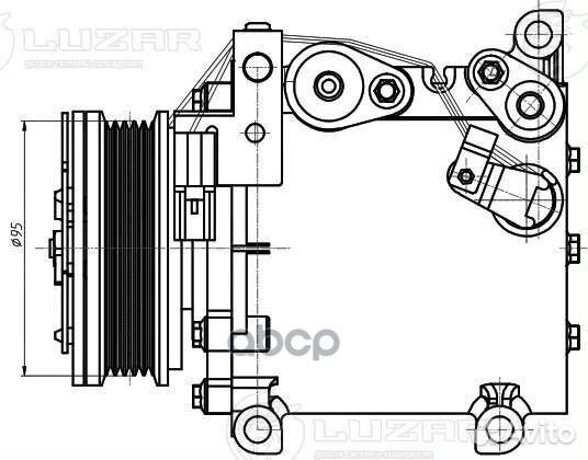 Lcac 1100 компрессор кондиционера Mitsubishi L