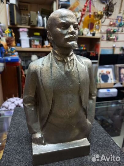 Бюст Ленина силумин СССР