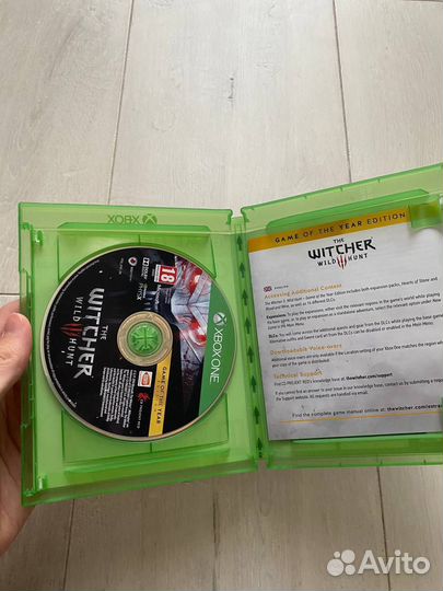 Диск the witcher 3 для xbox