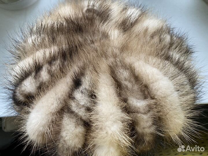 Вязаная шапка (норка)