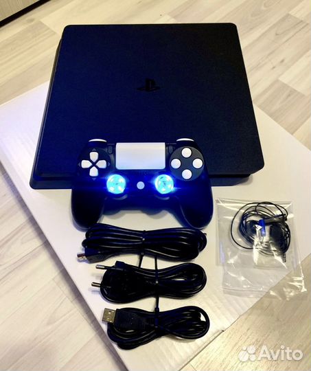 PS4 Slim + игры