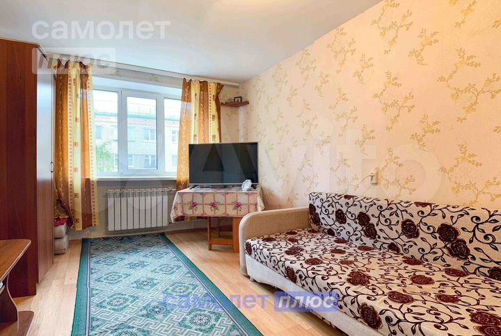 Комната 17,5 м² в 1-к., 4/4 эт.