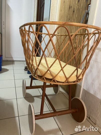 Люлька колыбель плетеная