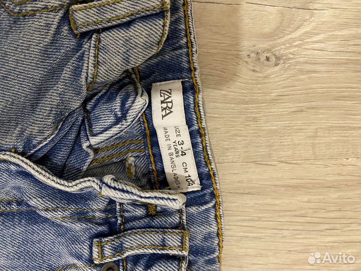 Набор джинсов Zara на девочку 104