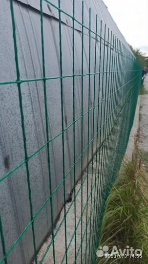 Заборная сетка зелёная