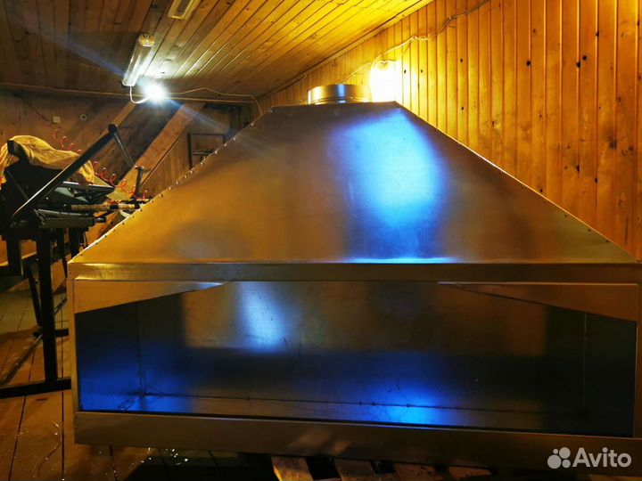 Вытяжной зонт, изделия из жести, монтаж