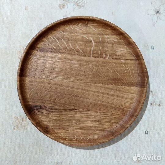 Деревянные тарелки сервировочные