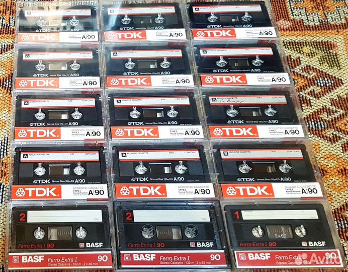 Аудиокассеты бу 80г
