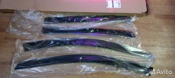 Дефлекторы окон, кио рио 3 хетчбэк. Новые