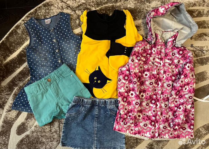 Вещи пакетом на девочку 4 года
