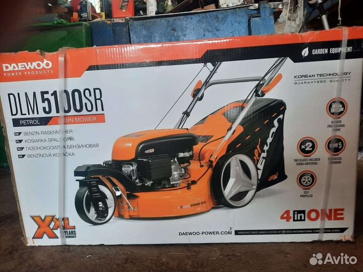 Газонокосилка бензиновая daewoo DLM 5100SR
