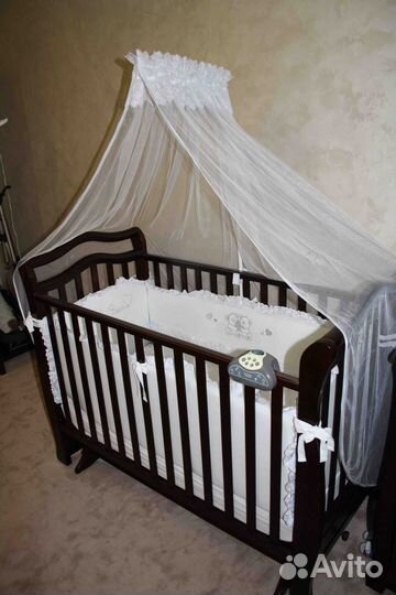 Gionanni Кровать, комод + пеленальный столик