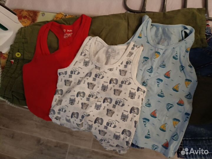 Вещи пакетом для мальчика 104 110