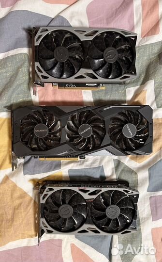 Видеокарты GTX 1660 Super + RTX 2070