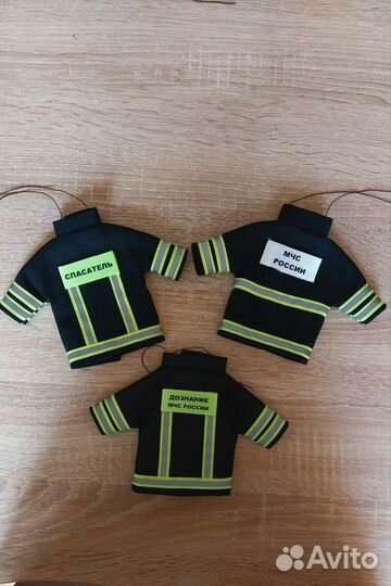 Боевка пожарного, подвеска в автомобиль, сувенир