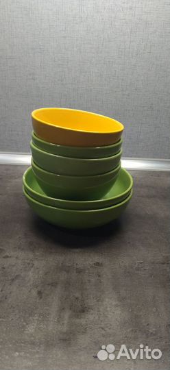 Керамические миски для салатов и горячего