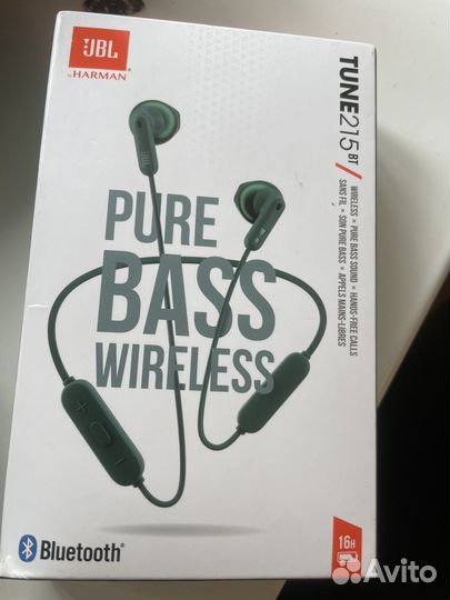 Наушники JBL pure bass wireless 215 вт