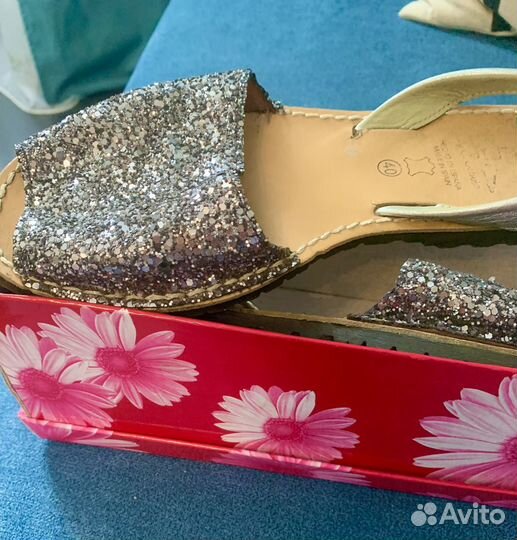 Сандали женские Испания 40 р натуральная кожа