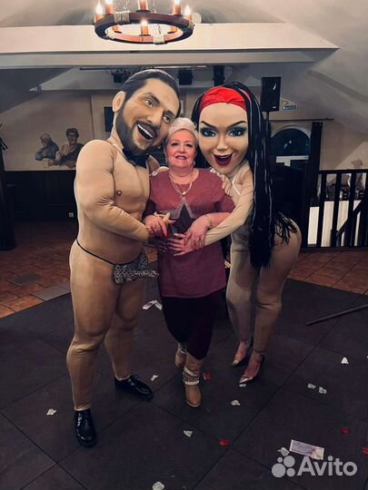 Ростовая кукла стриптизерша шоу праздник