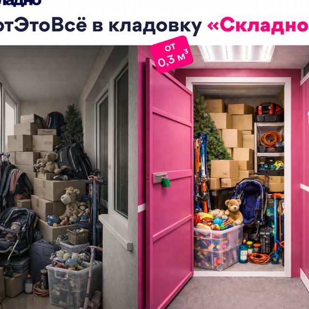 Аренда теплой кладовки для вещей в Текстильщики
