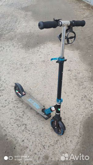 Самокат детский двухколесный бу складной