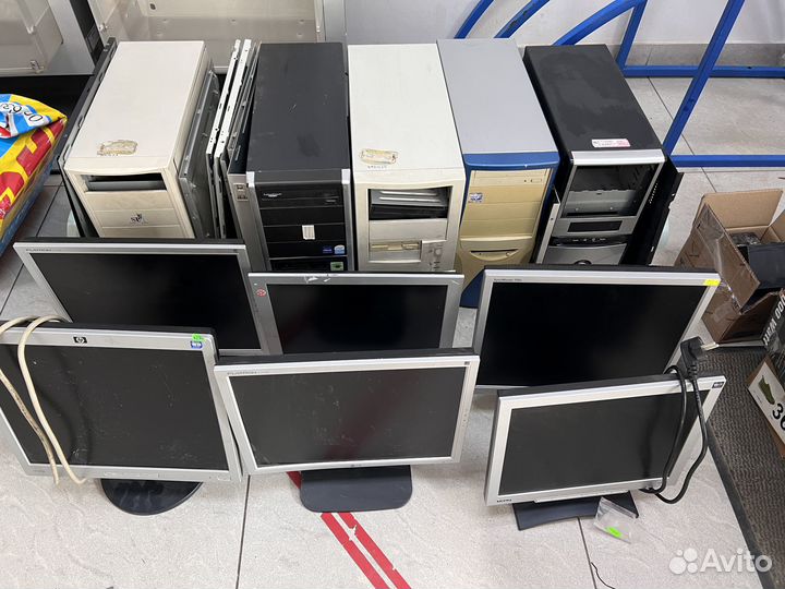 Мониторы и компьютеры для ремонта и запчастей