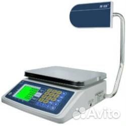 Весы торговые M-ER 326P-30.5 case с акб со стойкой
