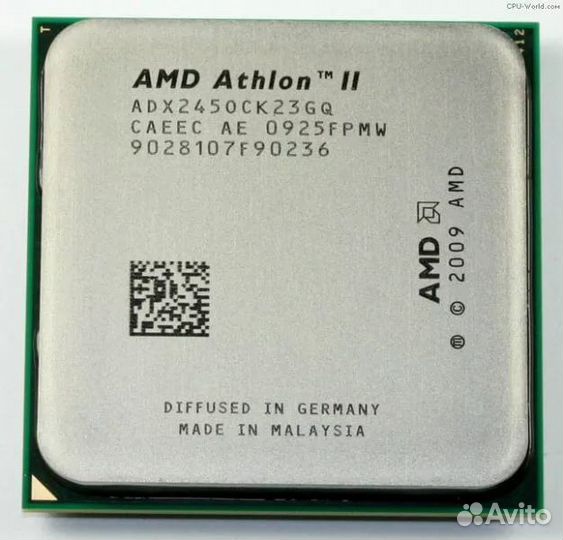 Процессор AM3 Soket Athlon II X2 245 2,9ггц/2Мб б