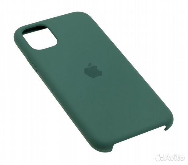 Чехол Silicone Case для iPhone 11 болотный