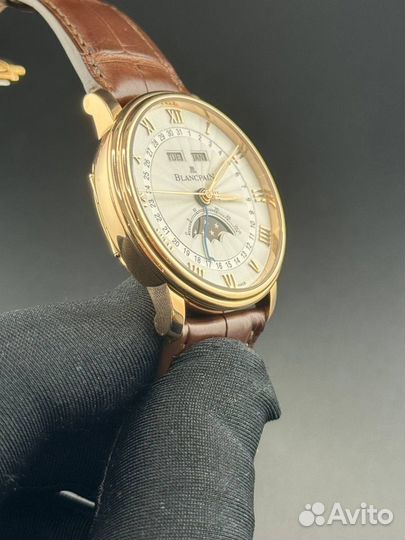 Blancpain villeret moon phase complete calendar