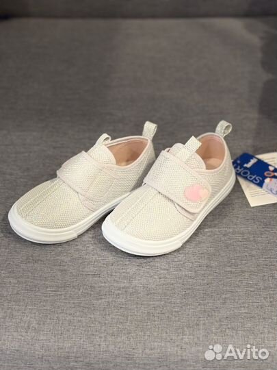 Кроссовки детские для девочки (слипоны) р. 26