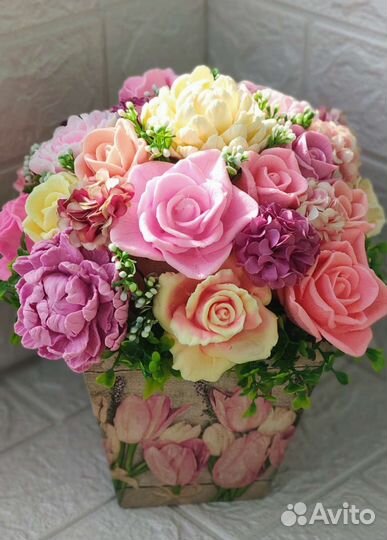 Букеты из мыла