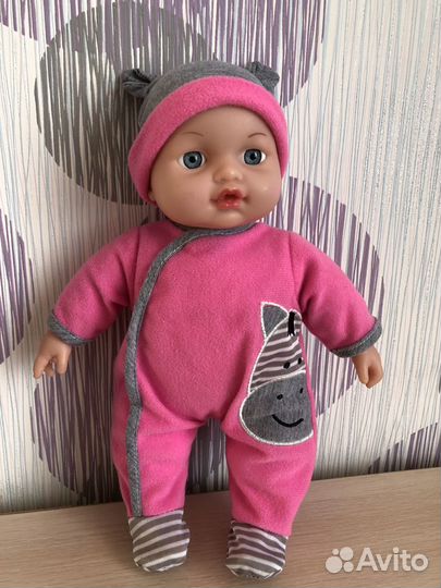 Кукла пупс мягконабивная