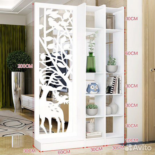 Перегородка с полками (А154)