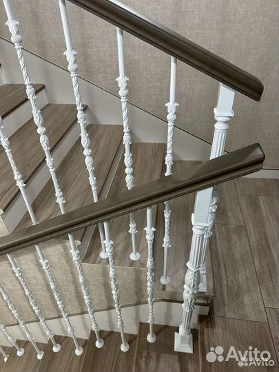 Кованые перила для лестниц