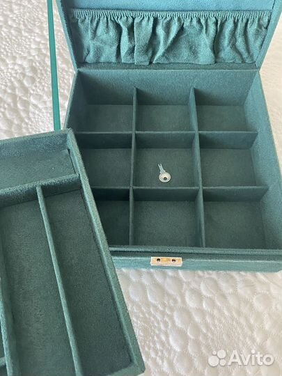 Шкатулка бархатная